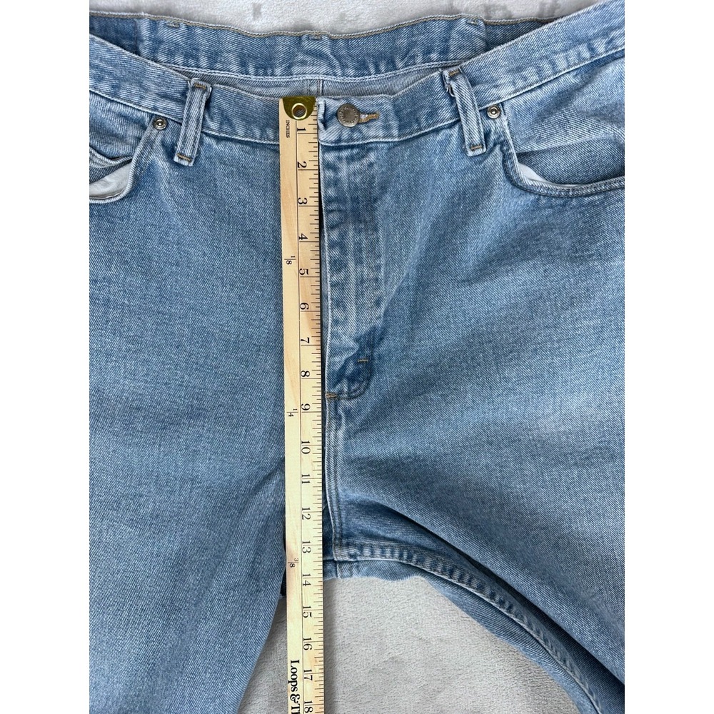 Lot of 2 Wrangler Relaxed Fit Blue Denim Jeans Men's 40x32 Workwear - Picture 9 of 16